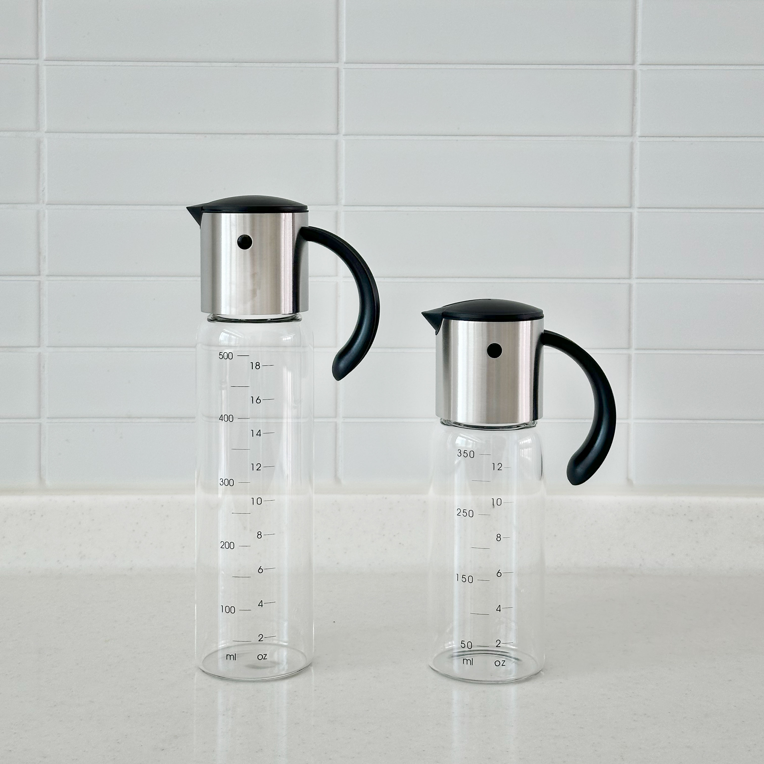 오키퍼 오토 오일병 자동개폐 소분 유리병 350ml - 상세 이미지 5