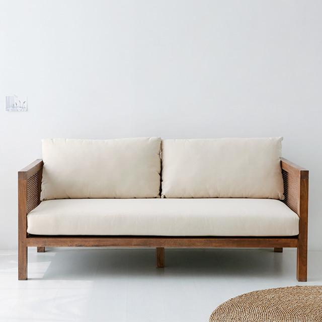 벤치소파 원목 나무 쇼파 미용실 대기실 벤치형 평상소파