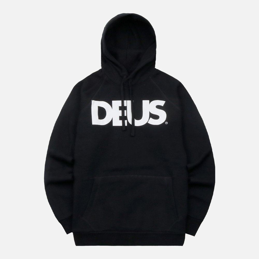 데우스 ALL CAPS HOODY 후드티 DMF88526-BLK