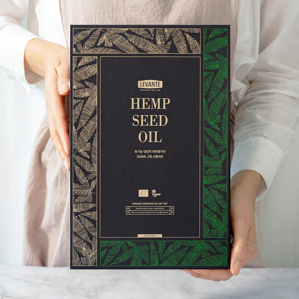 르반테 유기농 대마종자유 250ml 2병 선물세트 - 상세 이미지 2