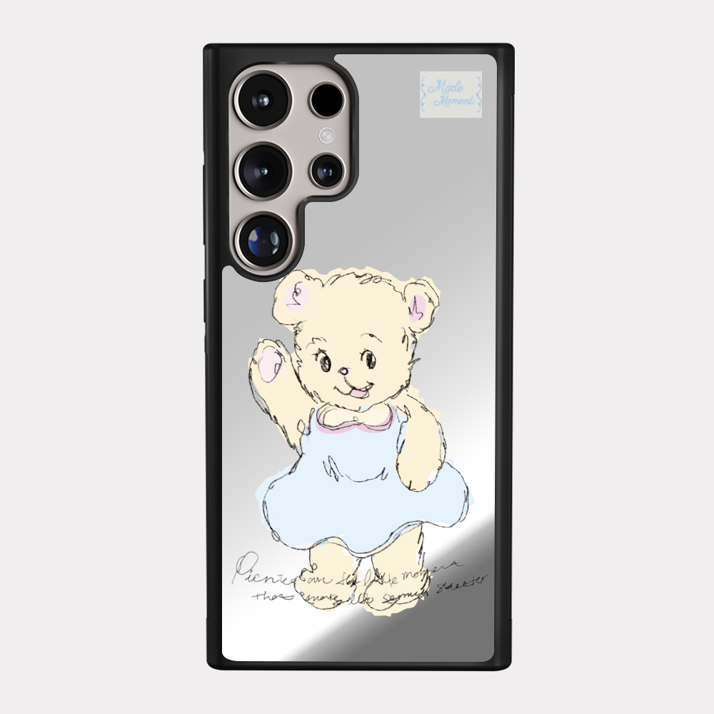 adorable bear 아이폰 15pro 미러 범퍼 케이스 - 상세 이미지 2