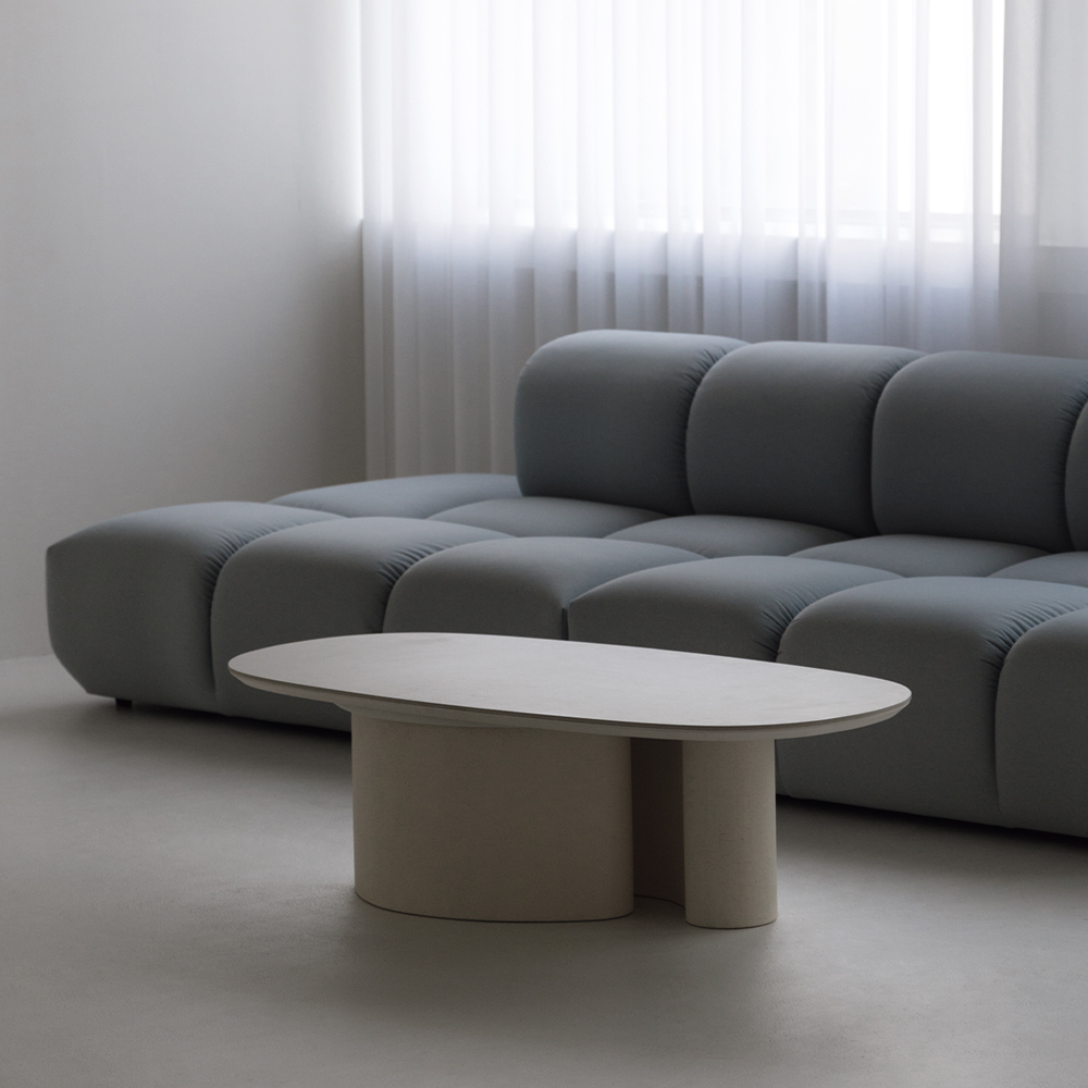 아셀 쇼파 세라믹 카페테이블 포세린 라운드 소파테이블 1200