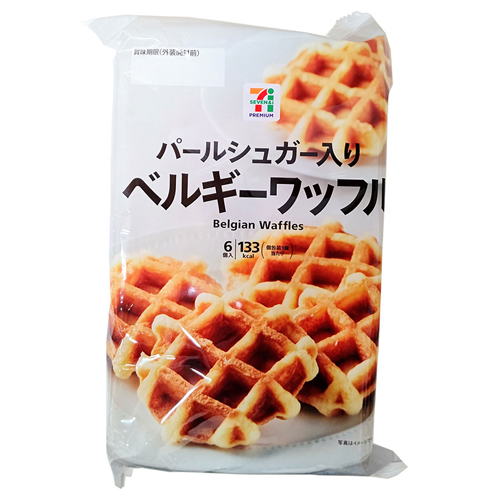 일본 세븐일레븐 벨기에 와플 6개입 / 세븐 프리미엄 일본 편의점 빵 과자