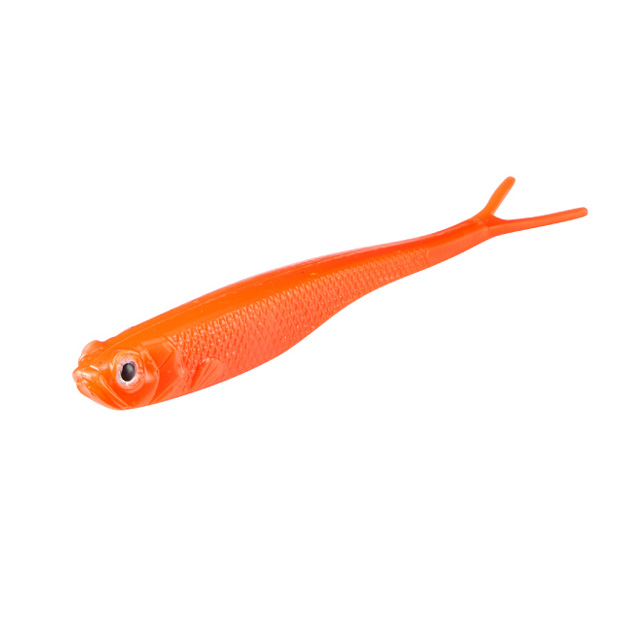 버클리 파워베이트 파워 저크쉐드 5인치 UV 광어웜 다운샷웜 SOR 솔리드오렌지, 12.7cm(5인치) - 메인 이미지