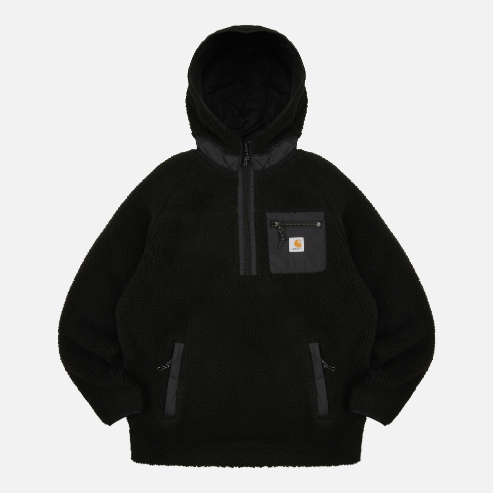 칼하트WIP 프렌티스 풀오버 양털 하프집업 후드티 I027123-00EXX