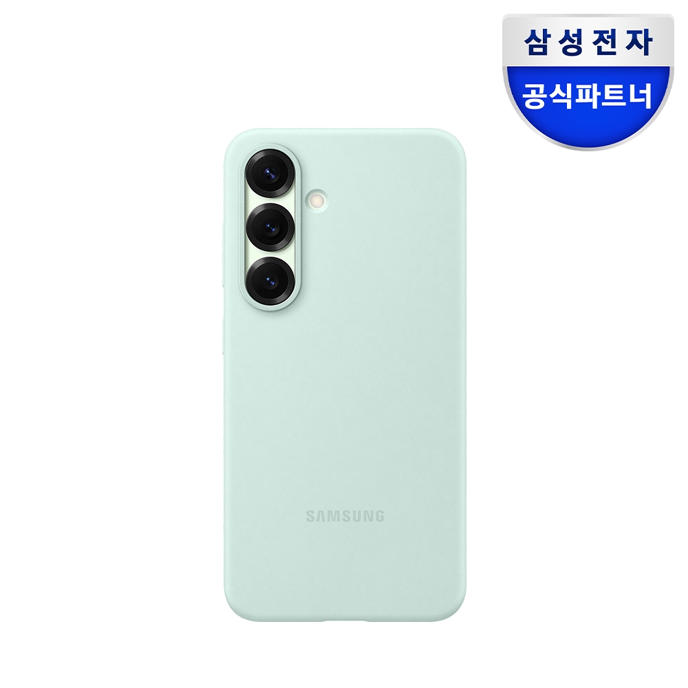 삼성 정품 실리콘 케이스 민트, 갤럭시S25