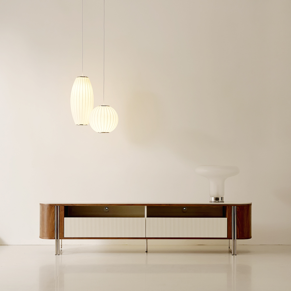 소르니아 벨루체&미노스 세라믹 거실장 2000 TV장 2000x430x472mm, 월넛