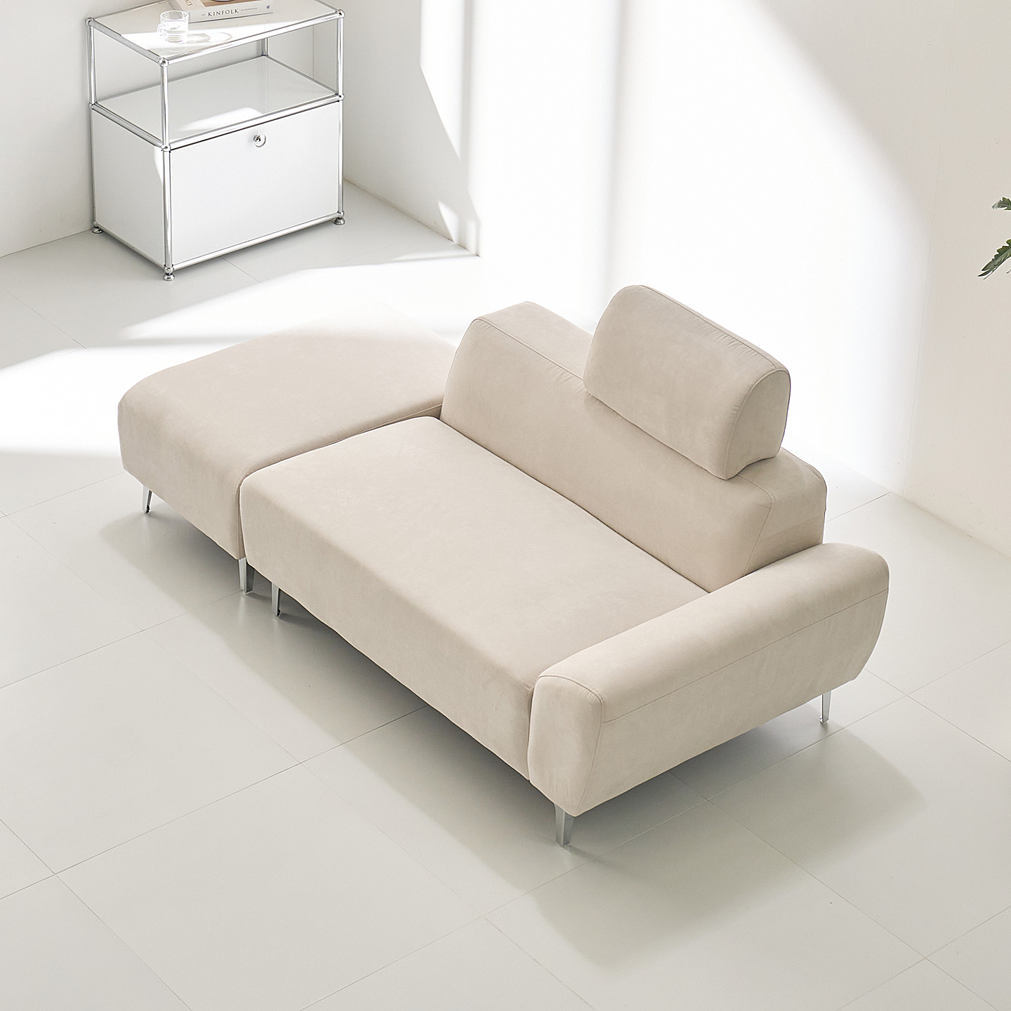 해피아이 캄피나 미니 원룸 소파 아쿠아텍스 2인