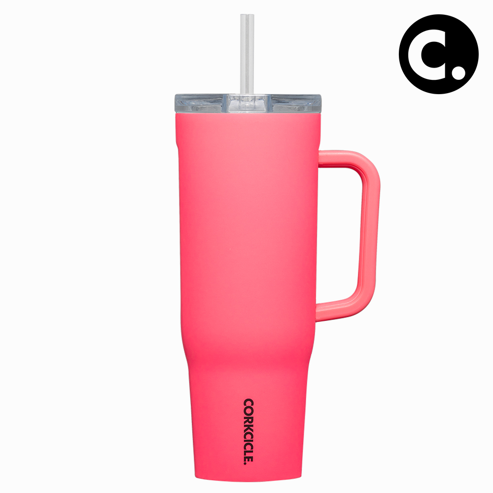 콕시클 크루저 40oz 스텐 보냉 텀블러 대용량 손잡이 빨대 1180ml, 파라다이스 펀치 - 메인 이미지