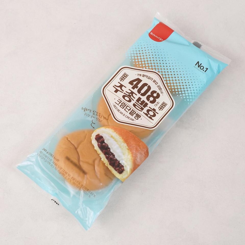 메가마트 삼립 주종발효 단팥크림빵 240g - 상세 이미지 2