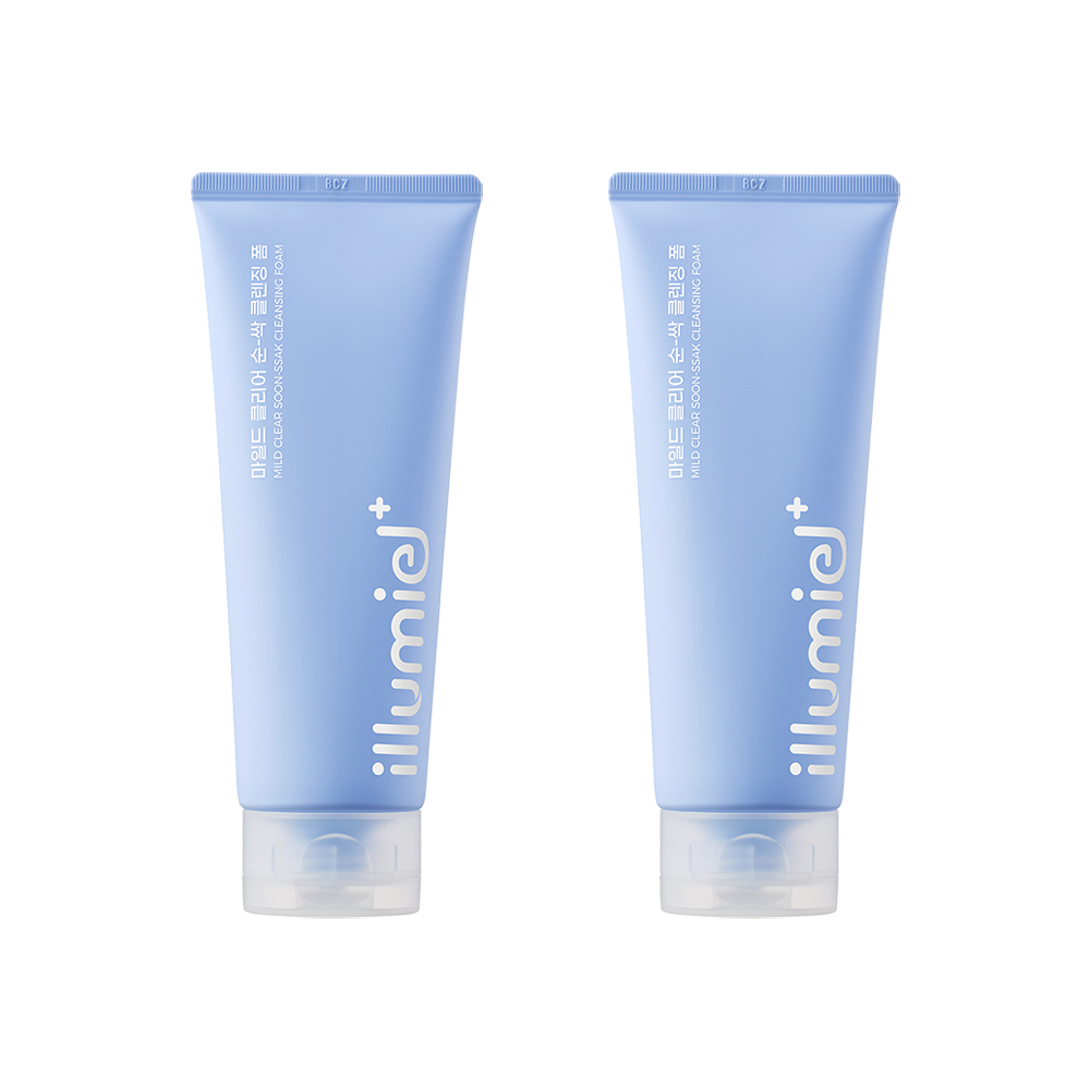 일루미엘 마일드 클리어 순싹 클렌징폼 150ml, 2개 - 상품 이미지