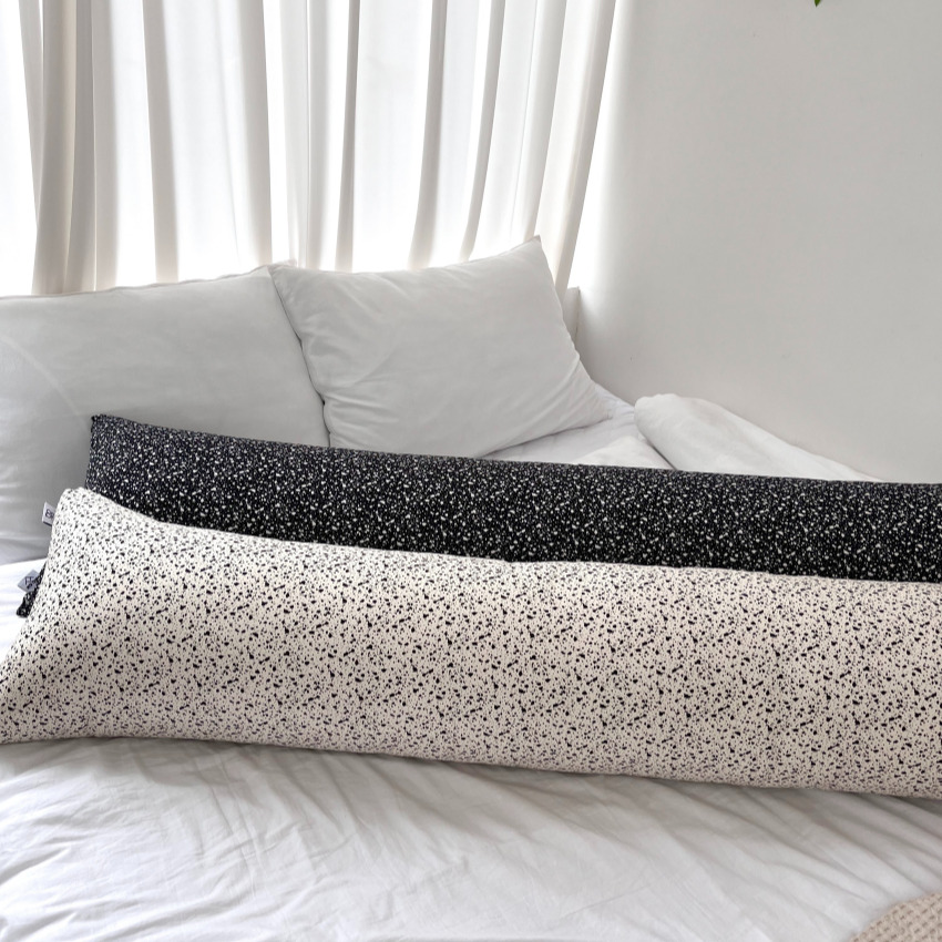 호옴 바디필로우 150 순면 테라조 롱쿠션 긴베개 임산부 일자 전신필로우