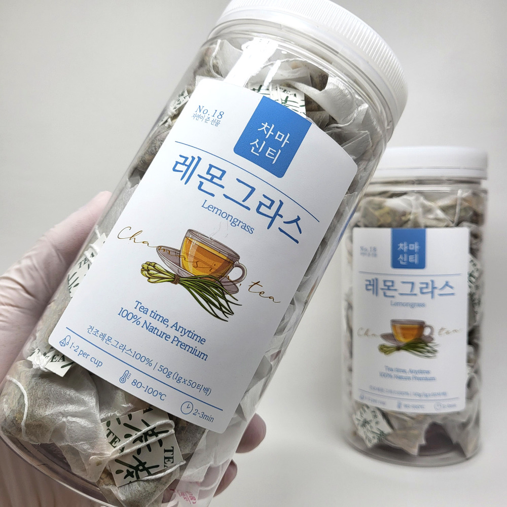 레몬그라스차 50티백x2개 레몬그라스티 레몬글라스 카페인없는 티 - 메인 이미지