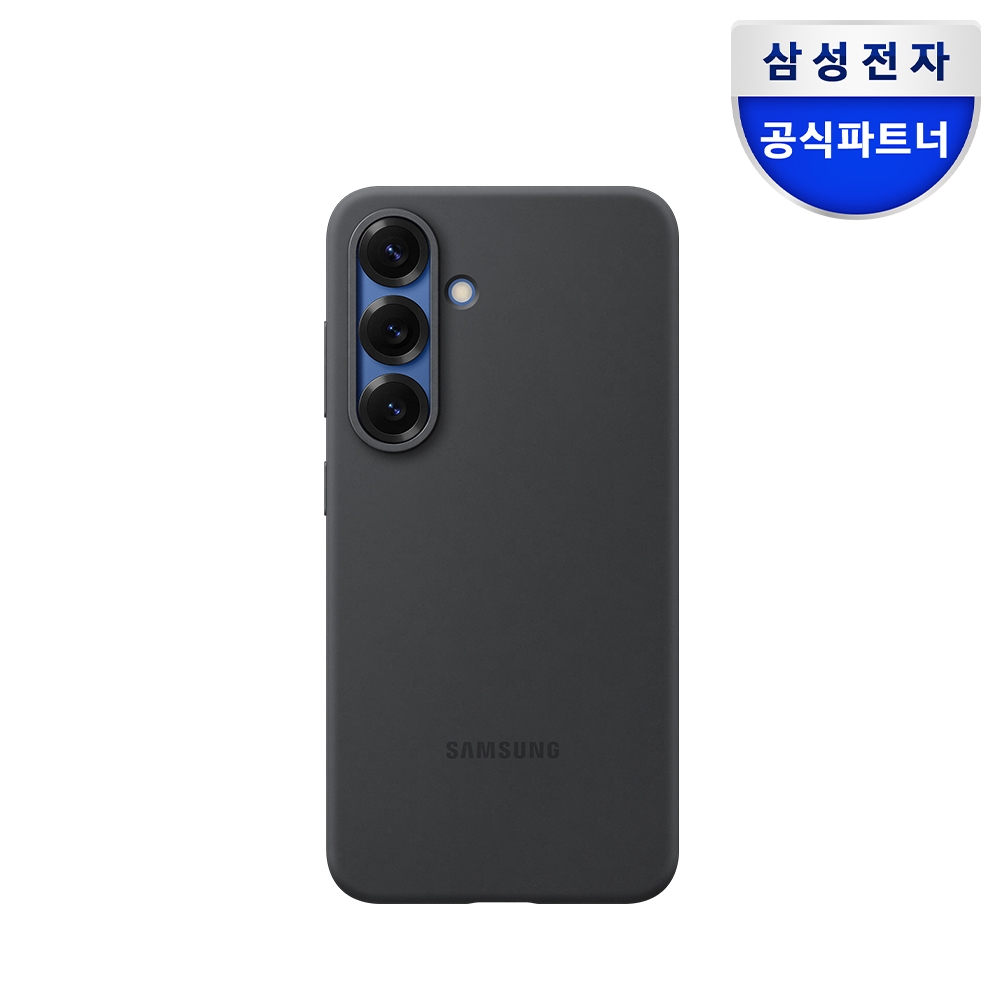 삼성 정품 실리콘 케이스 블랙, 갤럭시S25