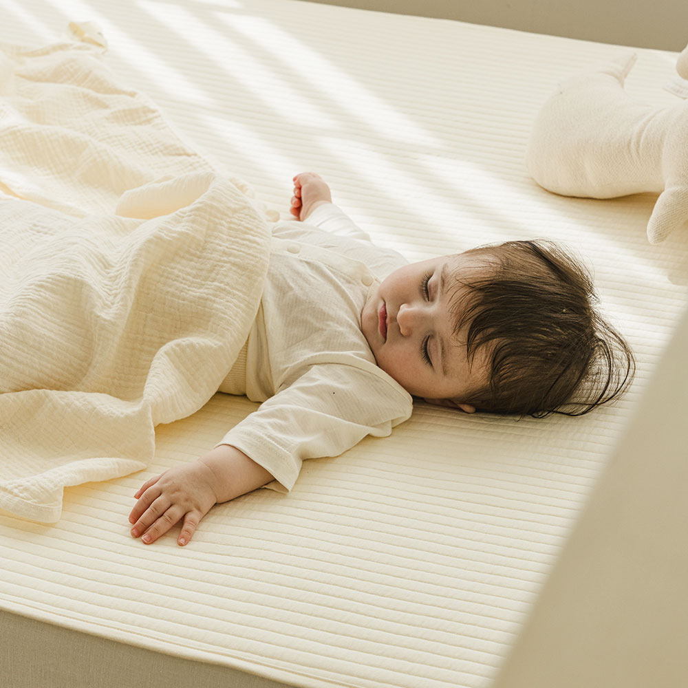 말랑하니 아기 방수패드 슈퍼싱글 신생아 방수요 코코아밀크