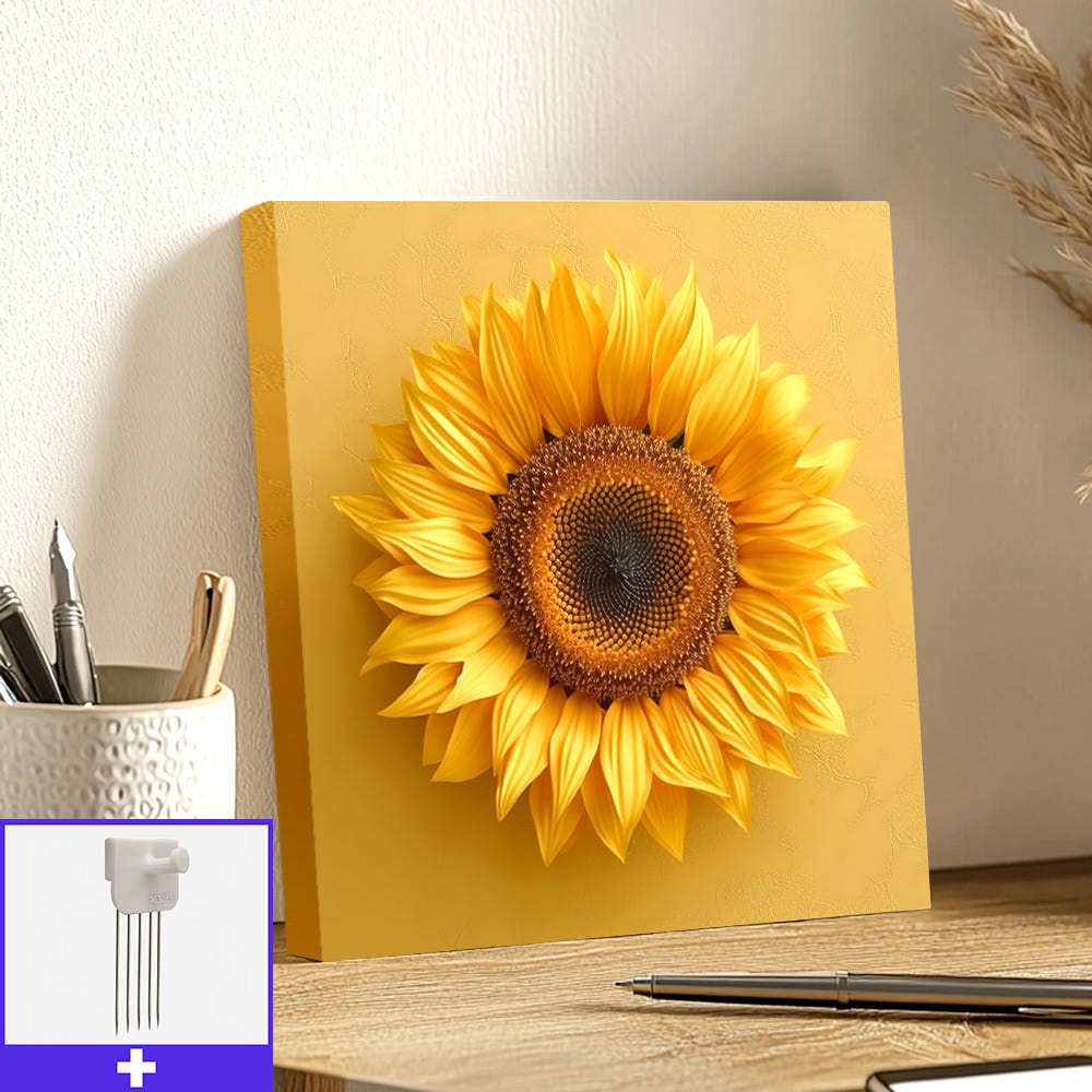 대박 해바라기 45x45cm 캔버스 액자 해바라기그림
