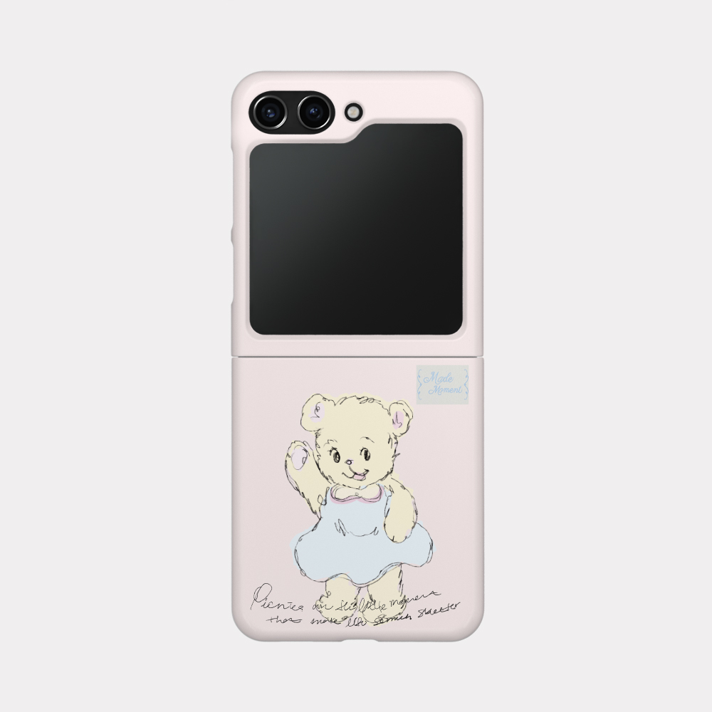 adorable bear 갤럭시 Zflip5 케이스 하드 제트 - 메인 이미지