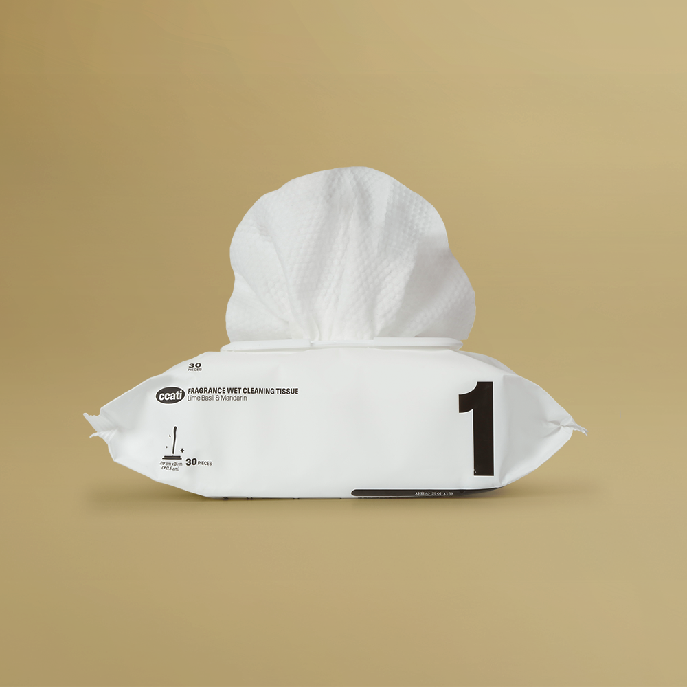 까띠 고급 향기 청소포 청소 세정 향균 물걸레 대형 밀대 다용도 30매 2컬러(4개) - 상세 이미지 4