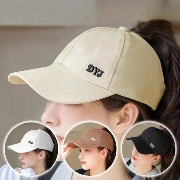 여성 워터 밤 야구 모자 포니테일 수영 볼캡 - 메인 이미지