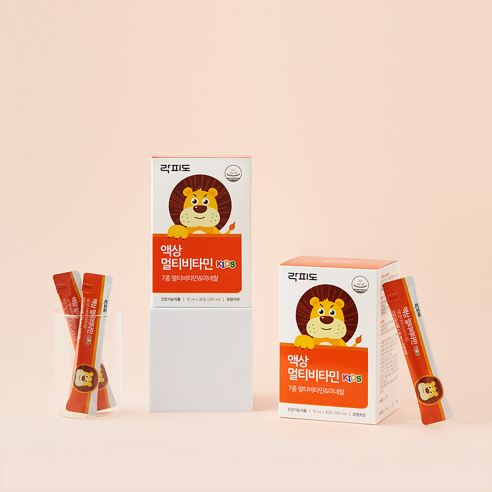 락피도 액상 멀티비타민 키즈 /9가지 멀티비타민 30포, 1개 - 상세 이미지 5