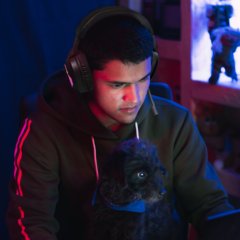 디알고 유무선 RGB LED 게이밍 블루투스 헤드셋 BH600