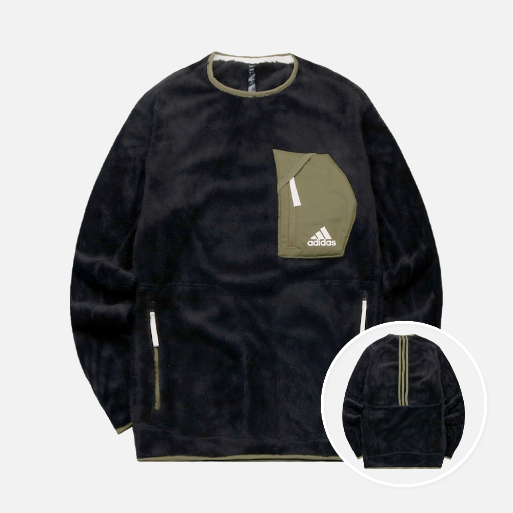 아디다스 아웃도어 플리스 맨투맨 HD2724