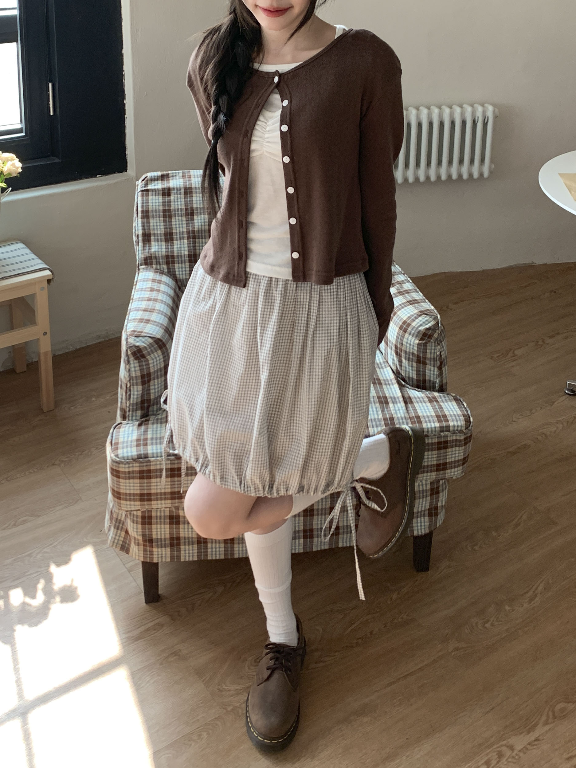 [20%할인/여리핏♡/봄신상] 레인 컬러 펀칭 가디건 8color 상세 이미지 27