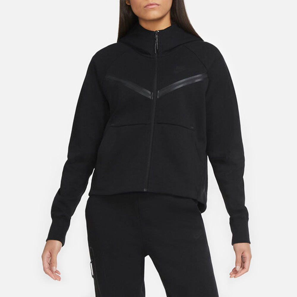 나이키 우먼 NSW 테크 플리스 후드집업 CW4299-010