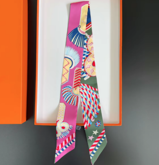 올리비아뉴욕 20종 명품 쁘띠 방도 도트 스트라이프 페이즐리 가방 목스카프