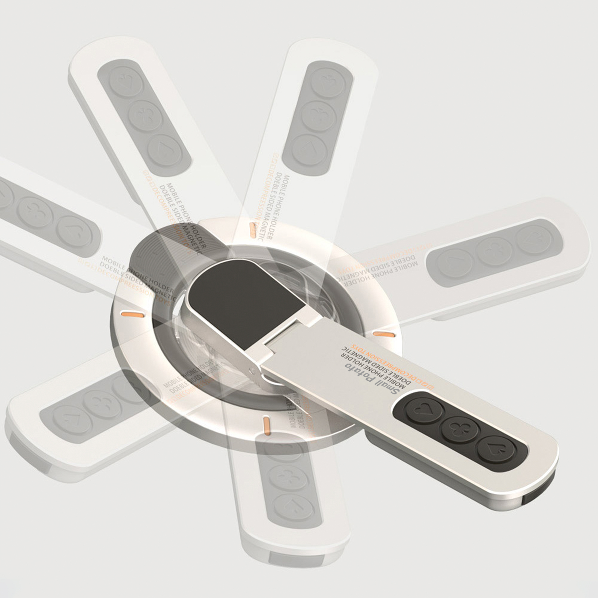 스몰포테이토 팝스탠드 초강력 맥세이프 양면자석 스트레스 해소 아이폰 거치대