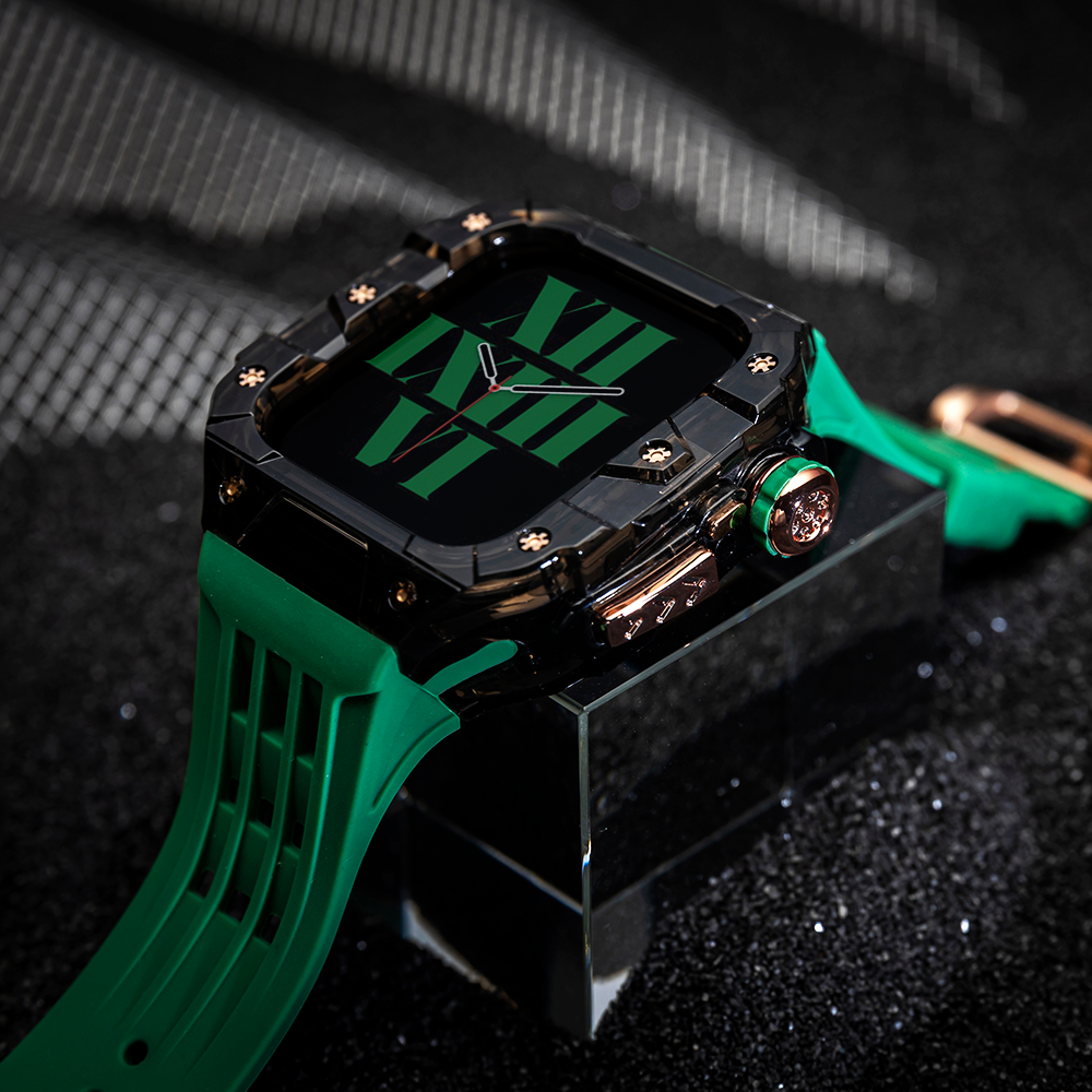 애플워치 11 울트라3 SE3 스트랩 메탈 케이스 애차드밀 리차드밀 일체형 명품 풀커버 - 상세 이미지 5