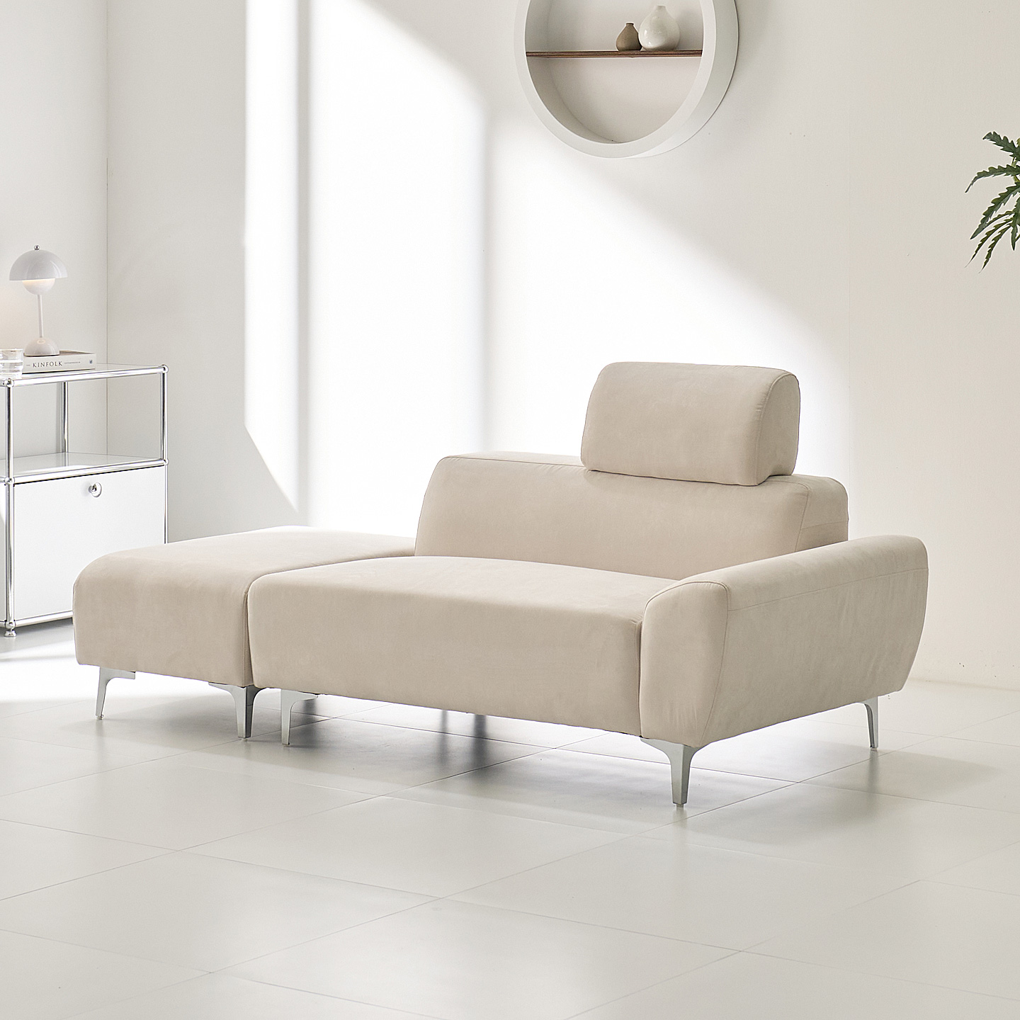 해피아이 캄피나 미니 원룸 소파 아쿠아텍스 2인