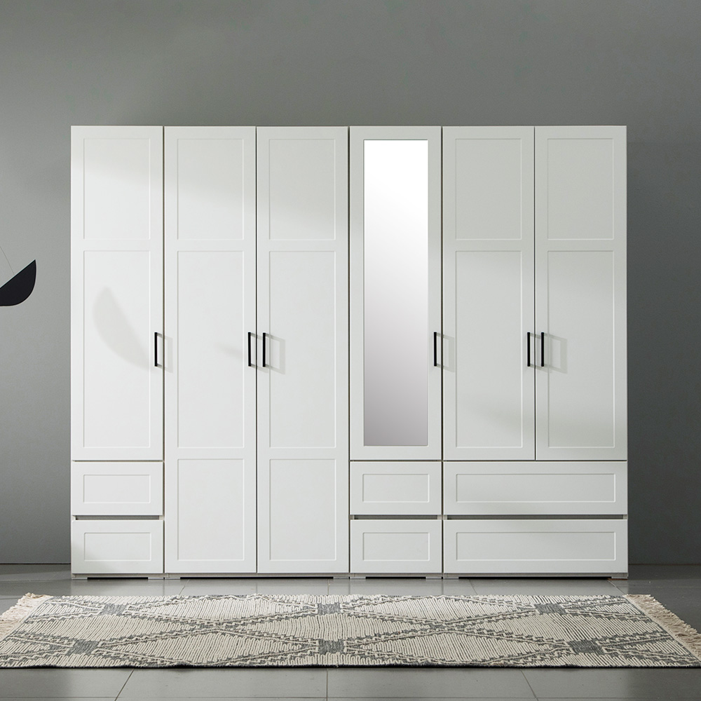 장인가구 커슨 키큰장 입본장 미니 싱글 2단서랍 800 옷장 안방 원룸 작은방