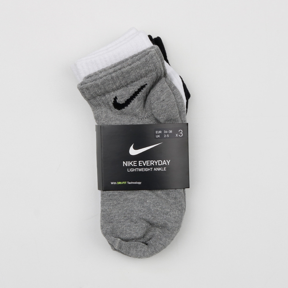 나이키 스우시 LW 중목 양말 3팩 SX7677-964