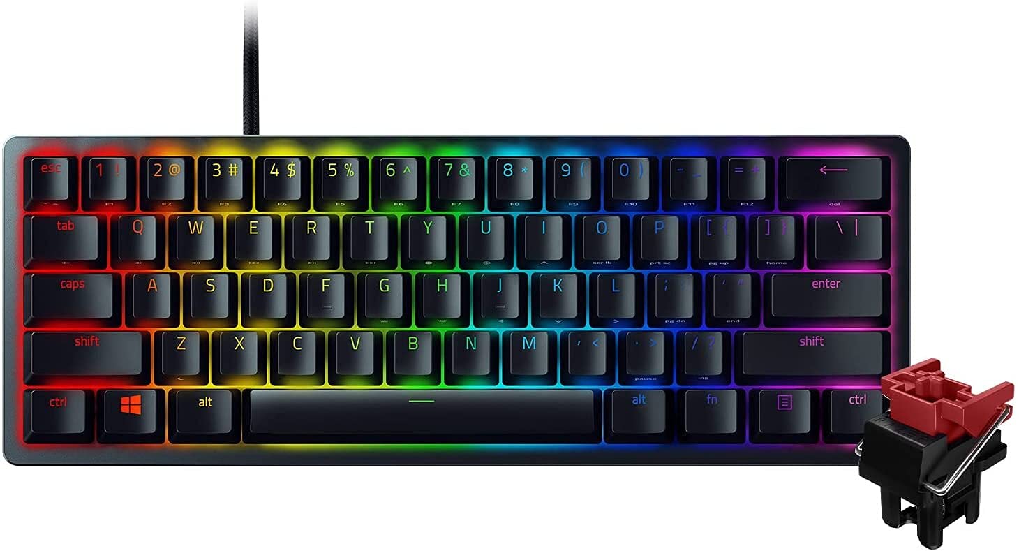 레이저 헌츠맨 Razer Huntsman 미니 아날로그 게이밍 키보드 블랙 - 상품 이미지