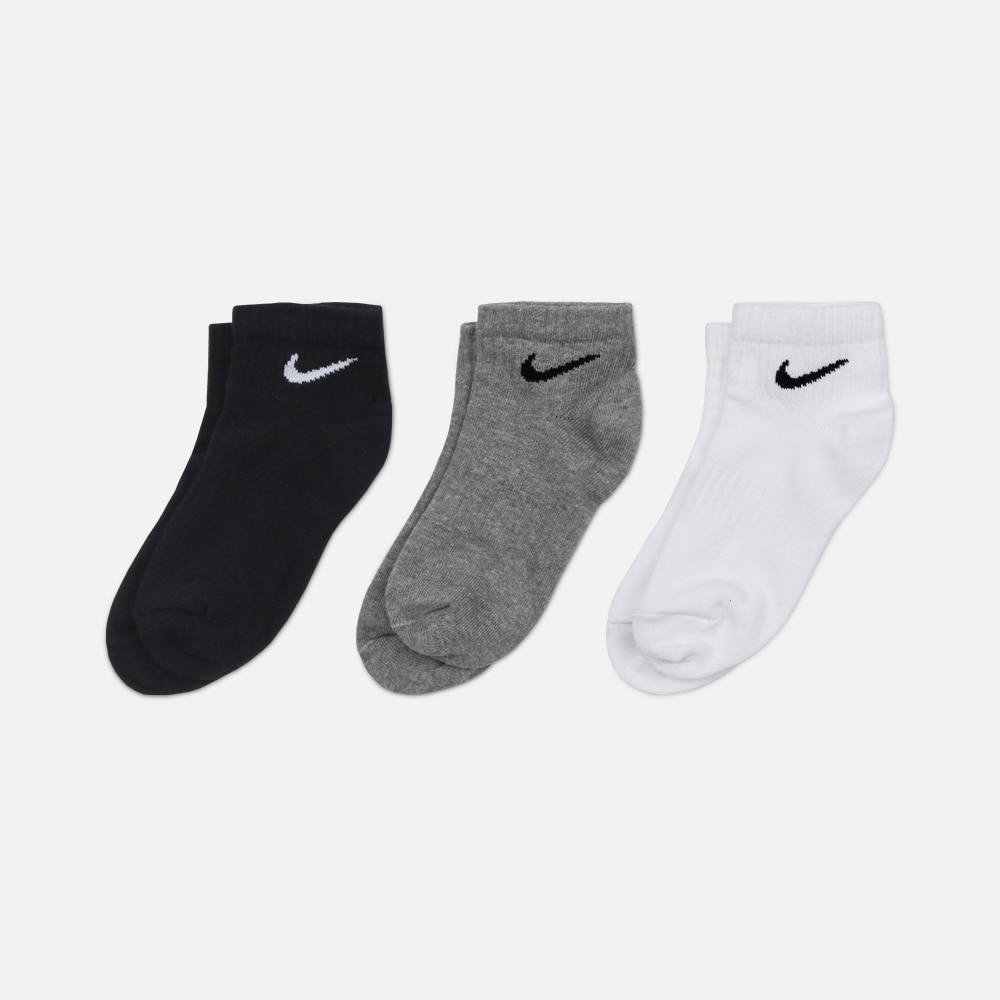 나이키 스우시 LW 중목 양말 3팩 SX7677-964