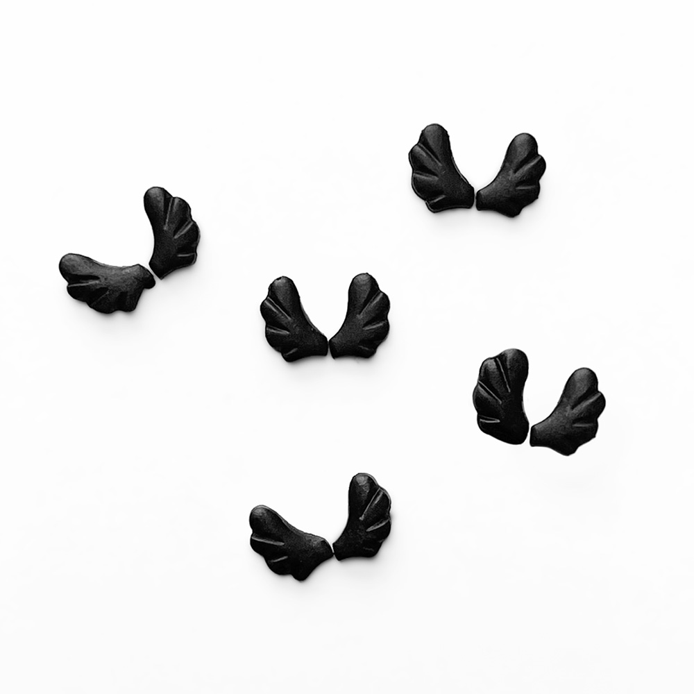 천사 날개 네일파츠 블랙 5쌍 (1171) - 상세 이미지 4