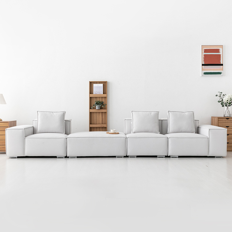 니스코 4인 패브릭 소파 B304 코모도 아이보리 5152.3197, 4인용