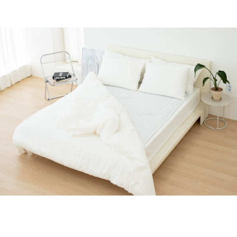 일월 카본매트 1인용 탄소매트 전기 분리난방 전자파없는 그래핀 텐셀 통세탁 전기요 싱글