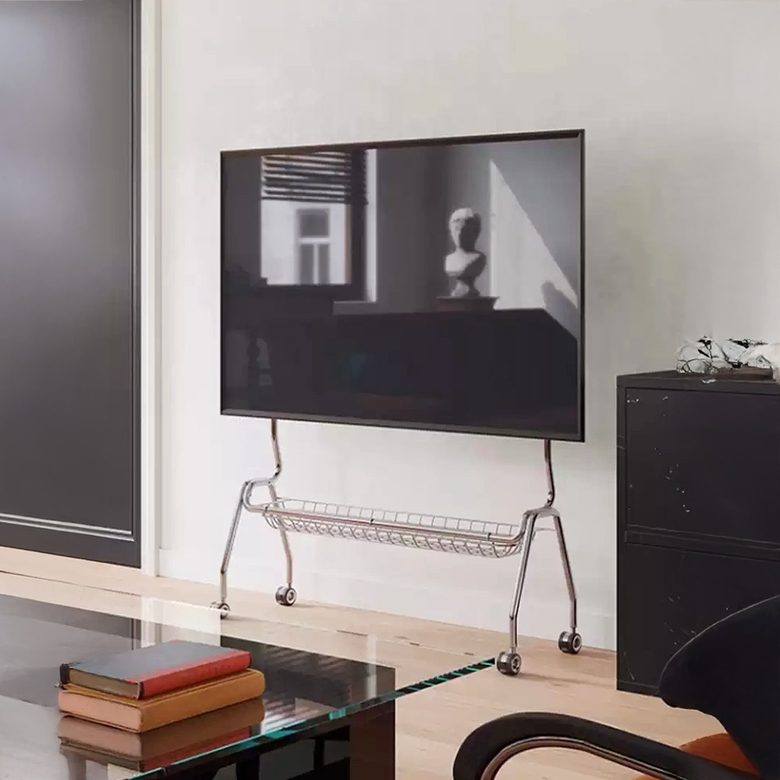 유러피안 이동식 티비 스탠드 거치대 스텐 TV 받침대 50-75인치 상세 이미지 8