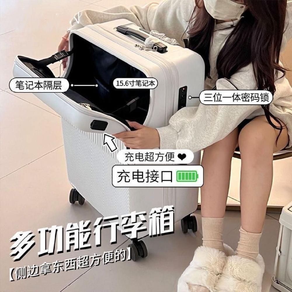 컵홀더캐리어 하드 기내용 포함 멀티기능 여행필수템 가방걸이 360도회전 감성디자인(1) - 상세 이미지 4