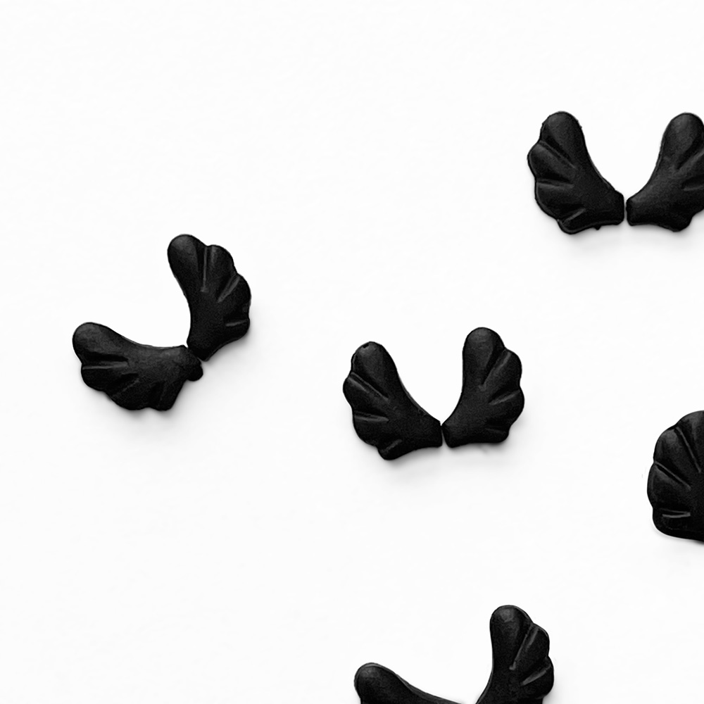 천사 날개 네일파츠 블랙 5쌍 (1171) - 상세 이미지 5