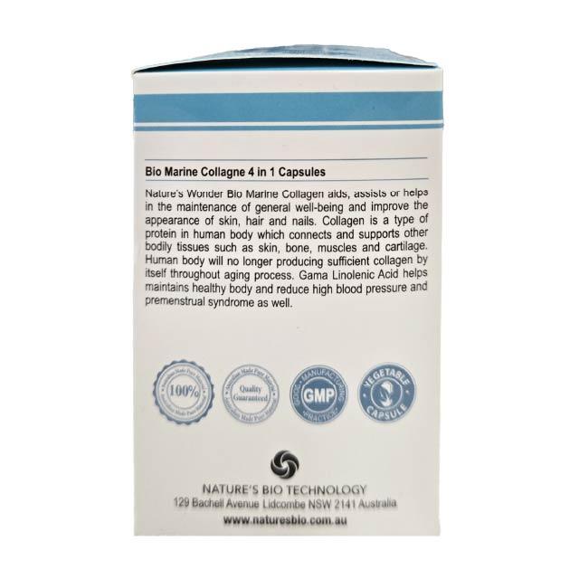 호주 네이쳐스원더 100% 호주산 원재료 바이오 마린 콜라겐 500mg 4 in 1 120캡슐 - 상세 이미지 3