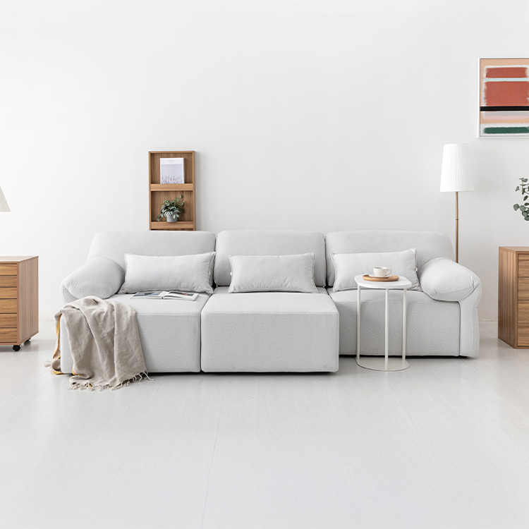 니스코 4인 전동 슬라이딩 패브릭 소파 B2281