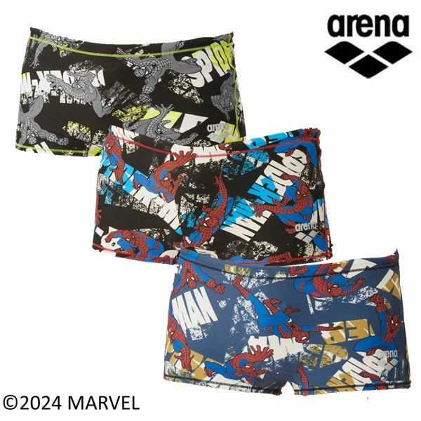 아레나 ARENA 마블 스파이더맨 트레이닝 수영복 AS4FWM51M 3컬러 - 상품 이미지