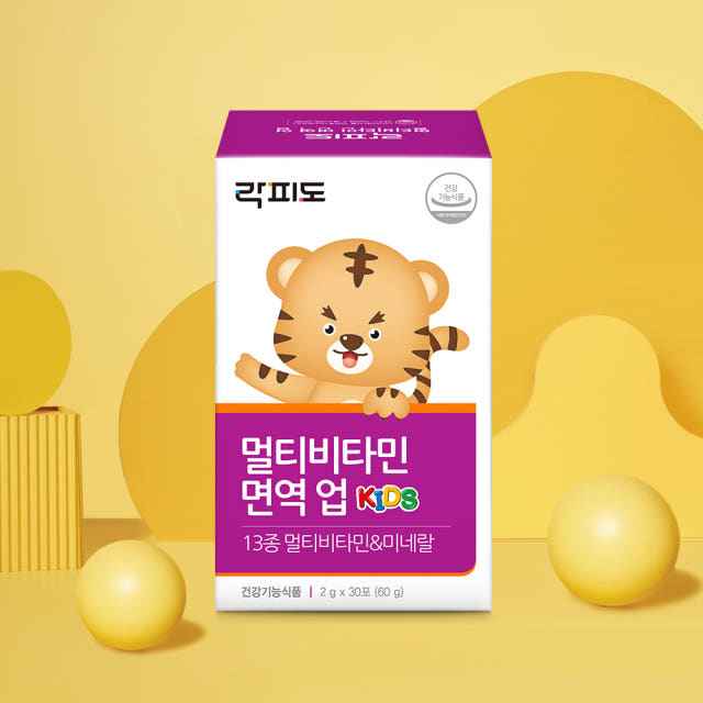 락피도 멀티비타민 면역 업 /13종 멀티비타민&미네랄 30포, 2개