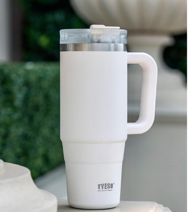 TYESO 타이소 드라이브 캠핑 대용량 손잡이 텀블러 900ml 보온 차량 행사 기념품 이미지 6
