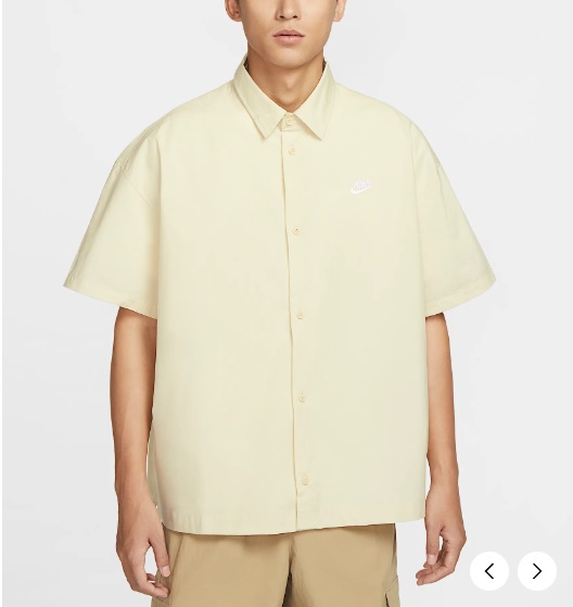국내매장판 나이키 클럽 반팔 버튼다운 셔츠 티셔츠 D4 HJ2027-234