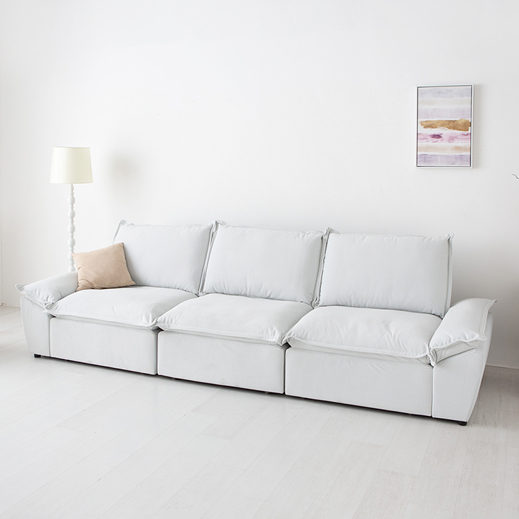 니스코 4인 전동 슬라이딩 패브릭 소파 B020