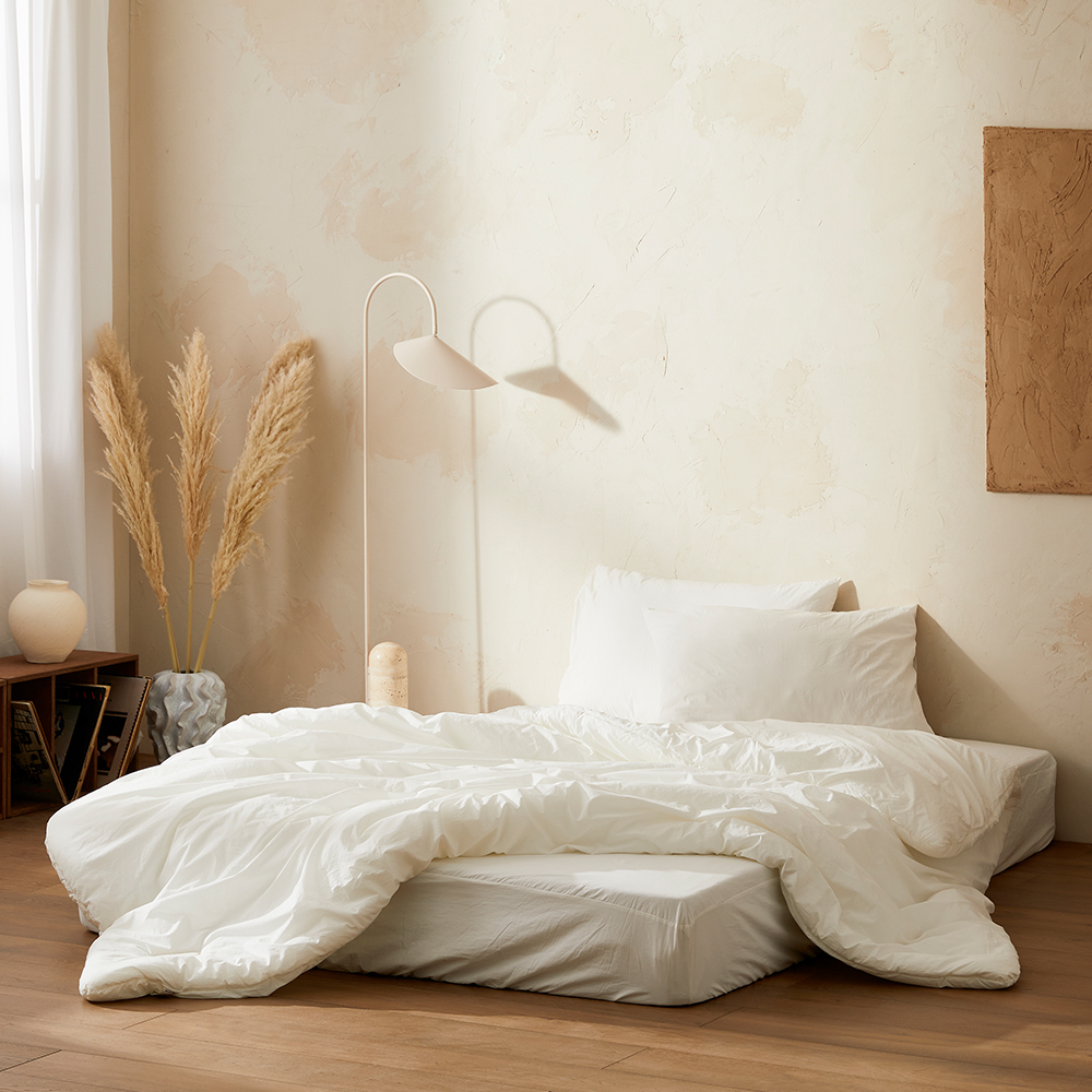 자연발열 알러지케어 100수 순면 겨울 차렵이불 SS Q/K